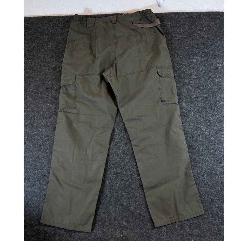 5.11 Tactical Series Cargo Pants Olive Green Ripstop Mens 38x32 Utility Outdoor